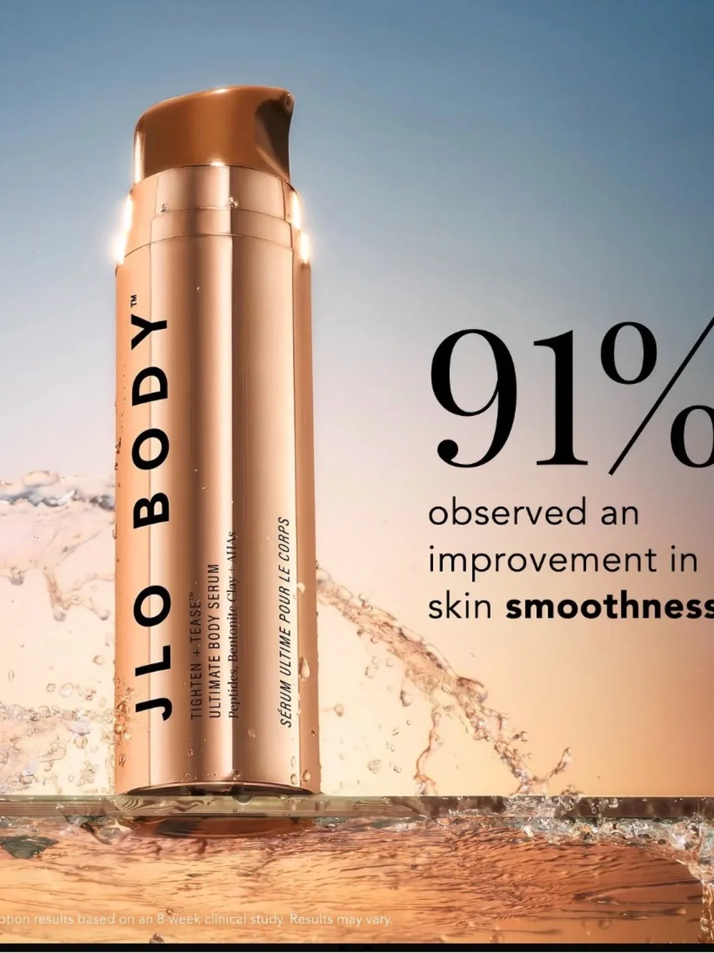 JLo Body Radiance Moisturizer — Rose Gold Hydrating Body Cream